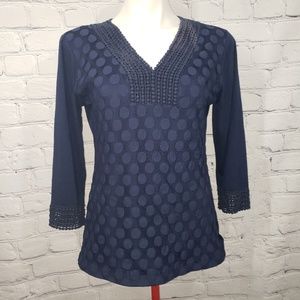 Shannon Ford Navy Blue top